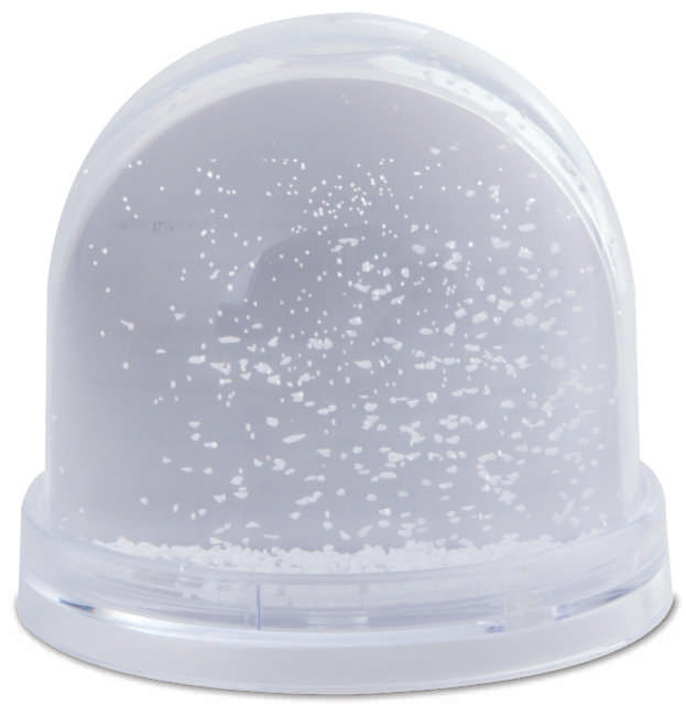 Snow Globes White snow (2 picture)