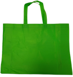 Shopping Tote Bag Lime Green For Vinyl