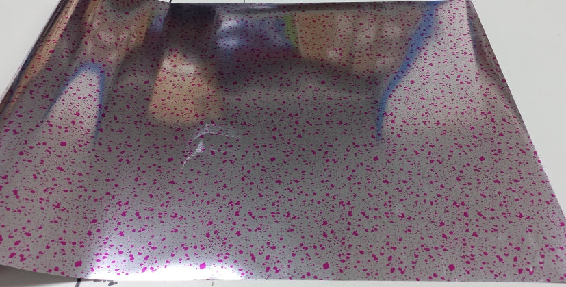 Vinyl HTV Pattern Splash Pink