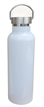 Flask Thermos stainless 600ml White With Ring