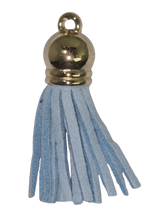 Tassels Gold 35mm Light Blue No 38