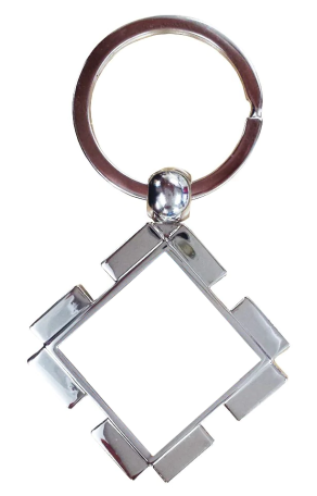 Keyrings Metal Multi Square