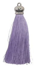 Tassels 90mm Light Gold Lilac No37