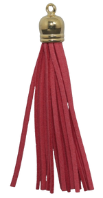 Tassels Gold 80mm Dark Pink No 45