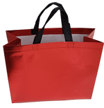 Shopping Tote bag Metallic Red for Vinyl