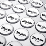 Clear Dome Resin Sticker 10x50mm 24pc