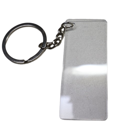 Keyrings Acrylic Perspex Long (number plate)