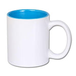 Mugs Inner Color and Handle Light Blue