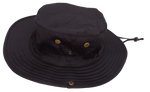 Cap Cricket Safari Style Round Brim Black