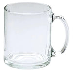 Mugs - Clear Glass Coffee Mug 11Oz