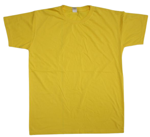 T-shirt 180 gram Yellow Large