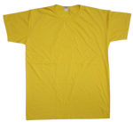 T-shirt 180 gram Yellow Large