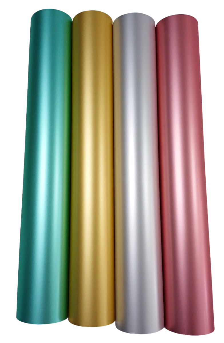 Vinyl HTV Puff Metallic Silver