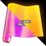 HTV Luminous / Glow in Dark - Pink turns Orange 2pcs 25x30cm