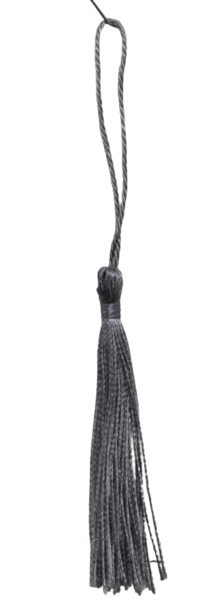 Tassels 130mm Steel Grey No33