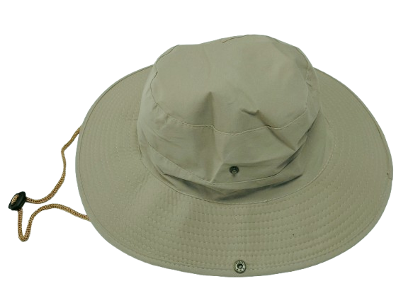 Cap Cricket Safari New Style Round Brim Beige