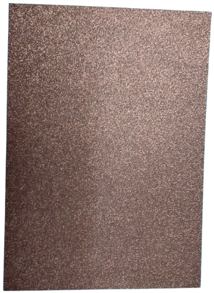 Cardstock Glitter Dark Brown A4 5pcs