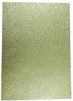 Cardstock Glitter Bright Gold A4 5pcs