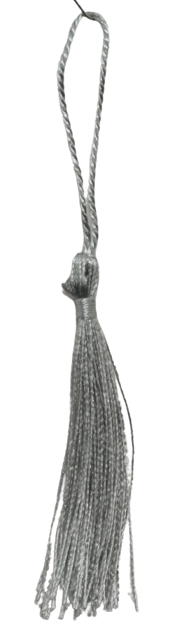 Tassels 130mm Silver No35
