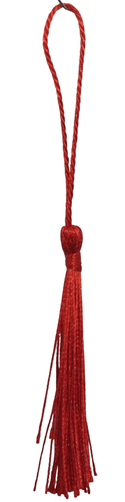 Tassels 130mm Red No 1