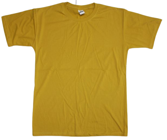 T-shirt 180 gram Mustard Large