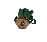 Tassels 25mm Hexagon Green
