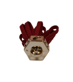 Tassels 25mm Hexagon Red