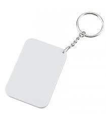 Keyring MDF Rectangle Offset Hole
