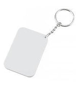 Keyring MDF Rectangle Offset Hole