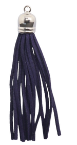 Tassels Silver 80mm Navy No 3