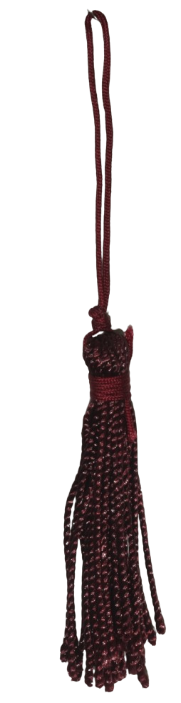 Tassels 130mm Maroon No 80