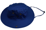 Cap Cricket Safari Style Round Brim Royal Blue