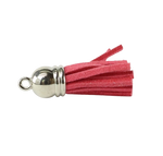 Tassels Silver 35mm Dark Pink No 41
