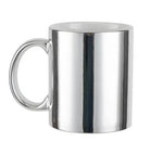 Mugs Metallic Chrome Silver