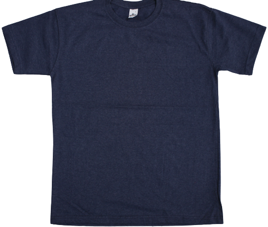 T-shirt 180 gram Navy-Millange Medium