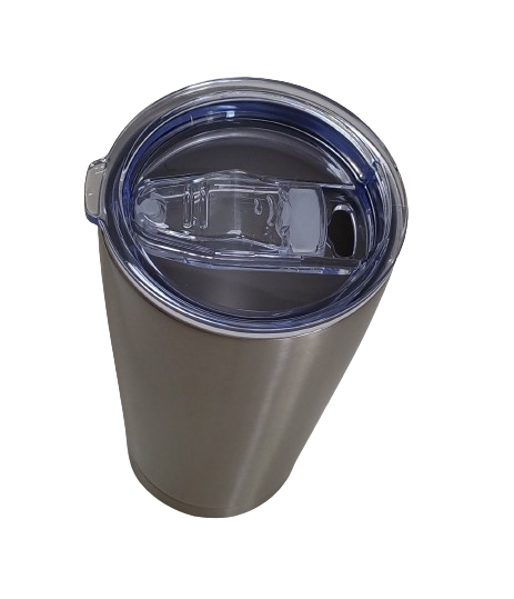 Sippy Cup Travel Mug 600ml Double walled Silver