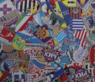 Vinyl 300x300mm Printed Graffiti Soccer