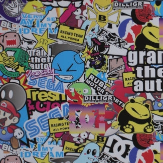 Vinyl 300x300mm Printed Graffiti Gaming