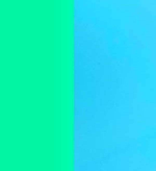 HTV Luminous / Glow in Dark - Blue turns Green 2pcs 25x30cm