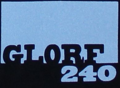 Vinyl HTV Plotterfilms Flex Glow in the Dark Reflective Blue GLOR240