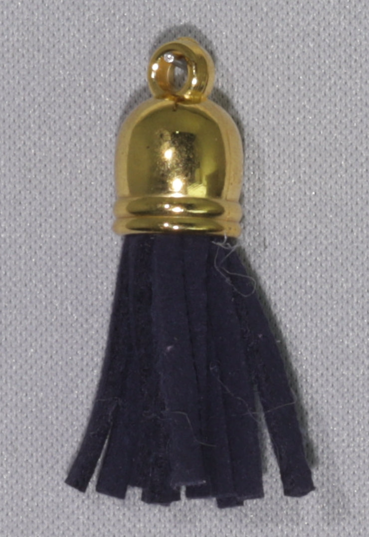 Tassels Gold 35mm Navy No 3