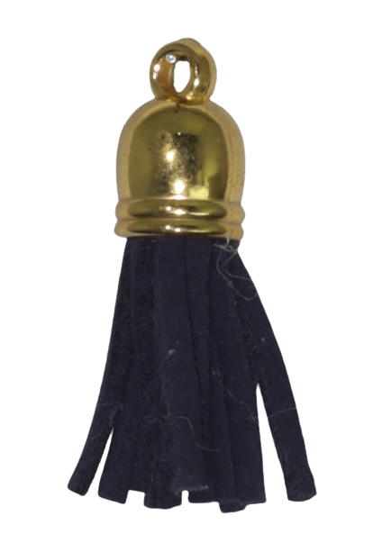 Tassels Gold 35mm Navy No 3