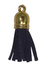 Tassels Gold 35mm Navy No 3