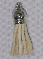 Tassels Silver 35mm Beige No 16
