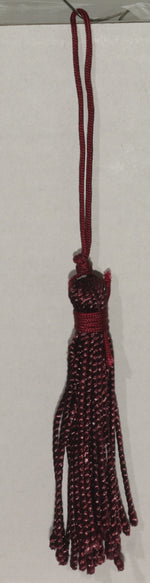Tassels 130mm Maroon No 80