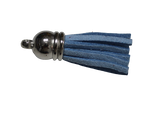 Tassels Silver 35mm Mid Blue No 34