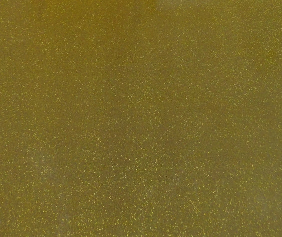 Vinyl HTV Flex PlotterFilms Glass Glitter Reflective Gold GLR410