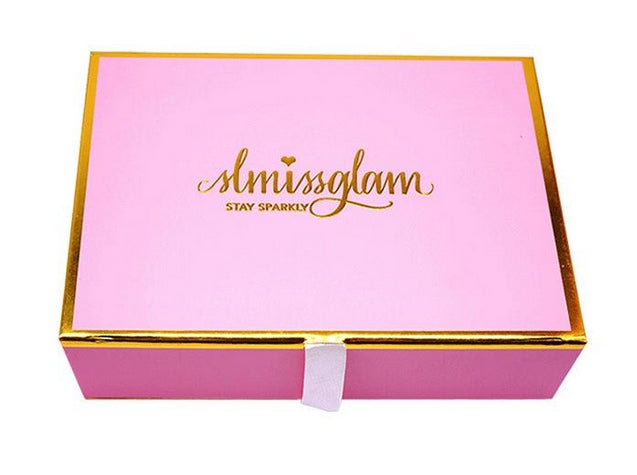 Glitter Sticker Adhesive Craft Vinyl Pink 2pcs 25x30cm