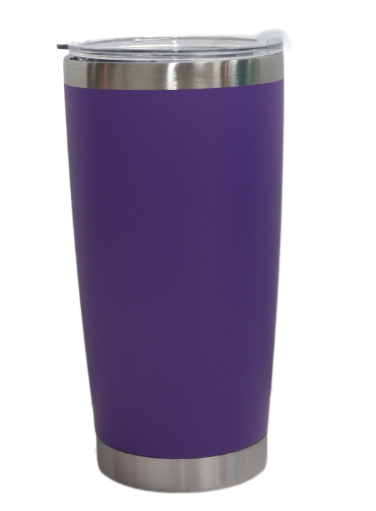 Double Wall Sippy Travel 600ml Purple