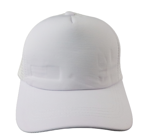 Cap Sublimation Mesh Trucker White